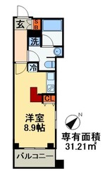 アリーム稲毛海岸の物件間取画像